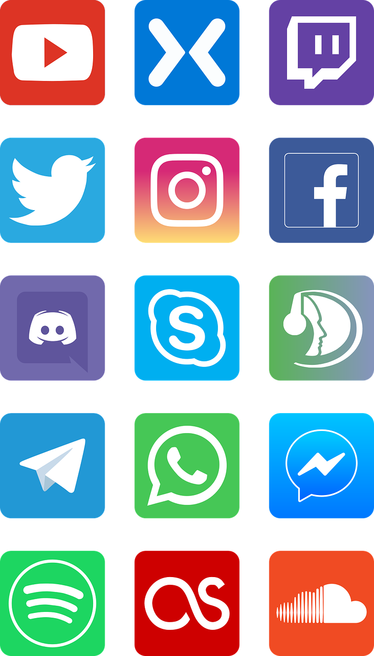 icons  social networks  software free photo