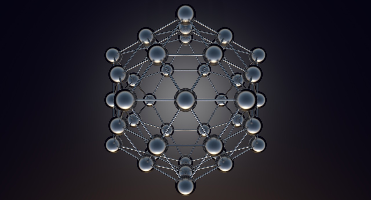 icosahedral atoms models free photo