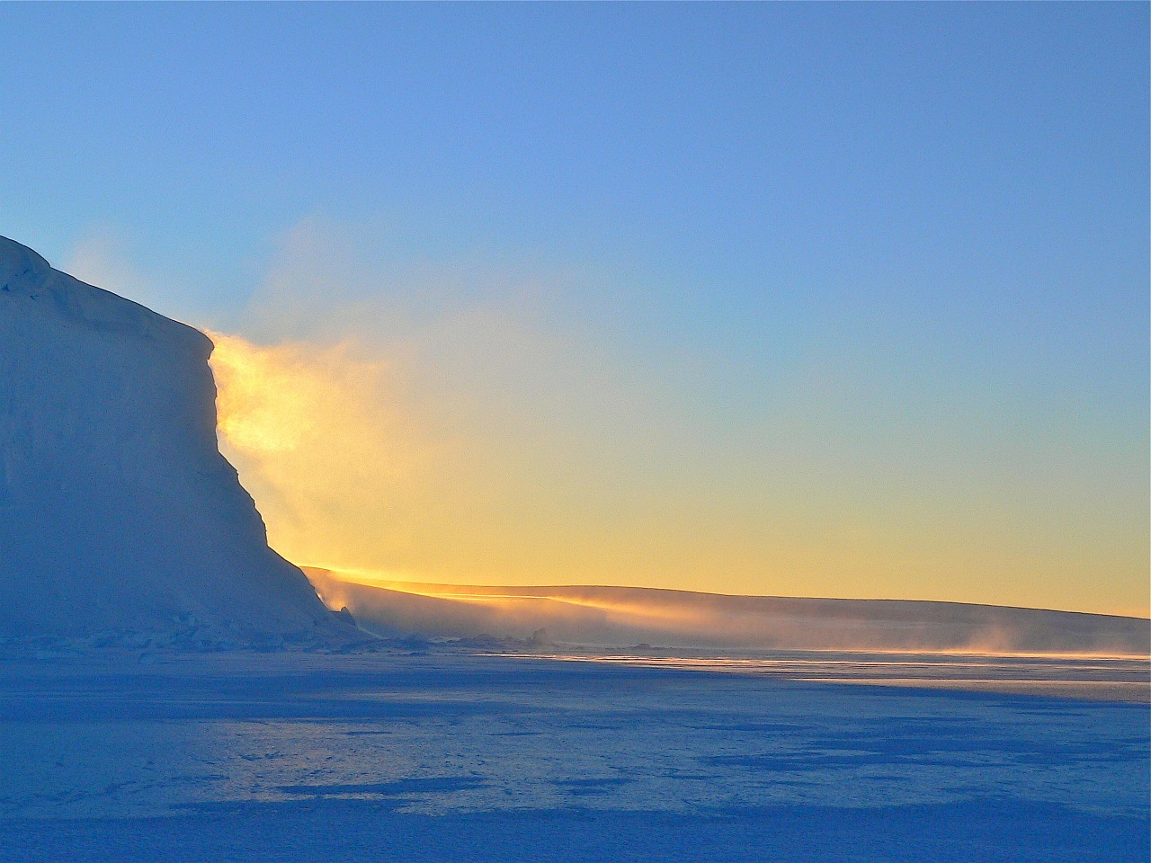 icy ice antarctica free photo