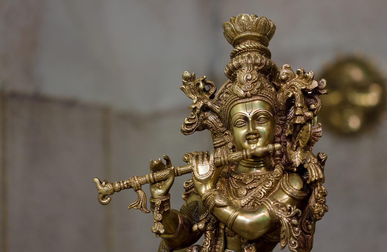 idol india lord krishna free photo
