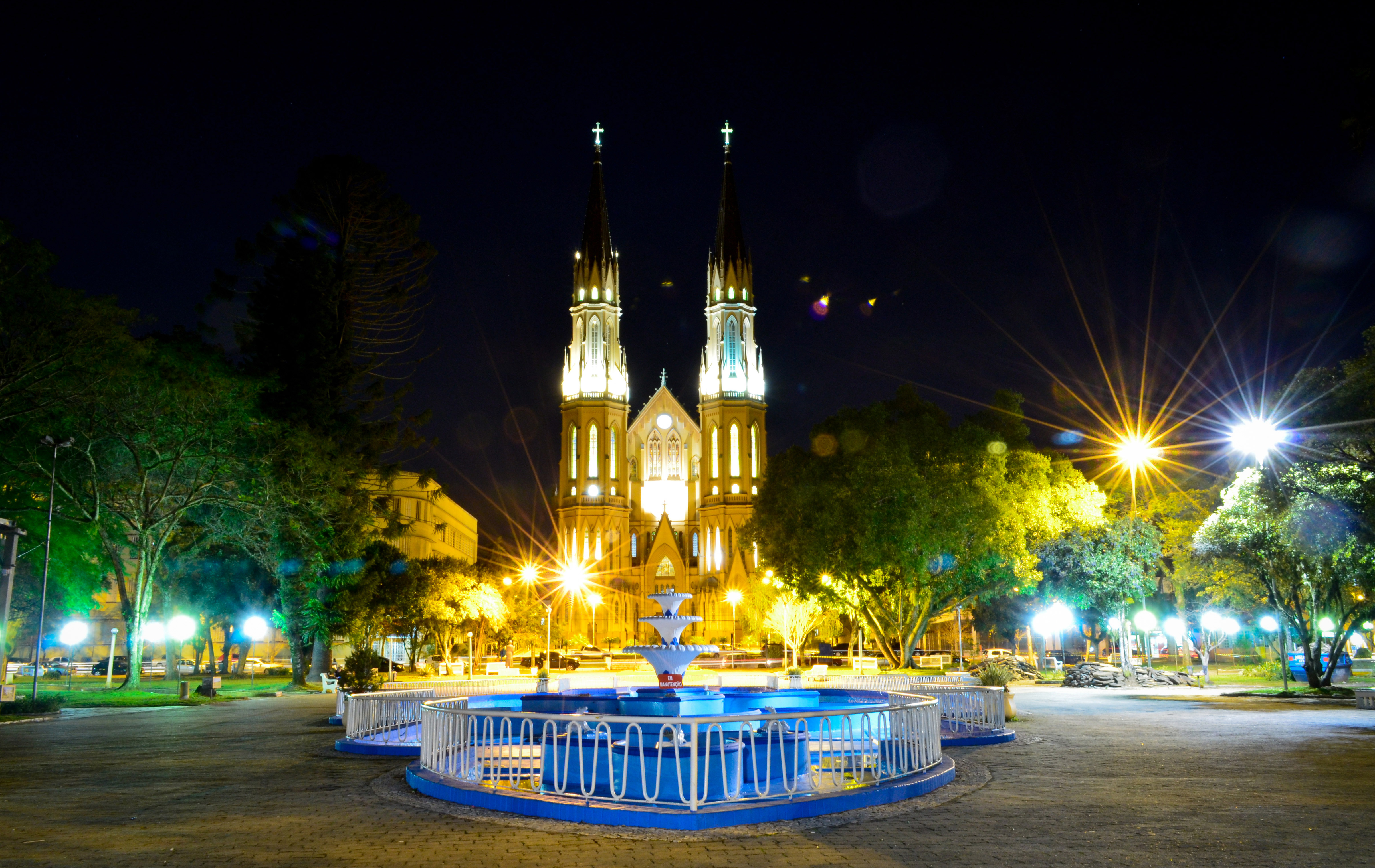 church st. john baptist cathedral santa cruz do sul free photo