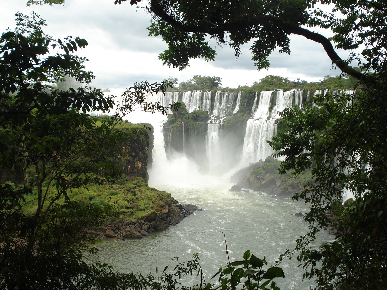 iguazu waterfall falls free photo