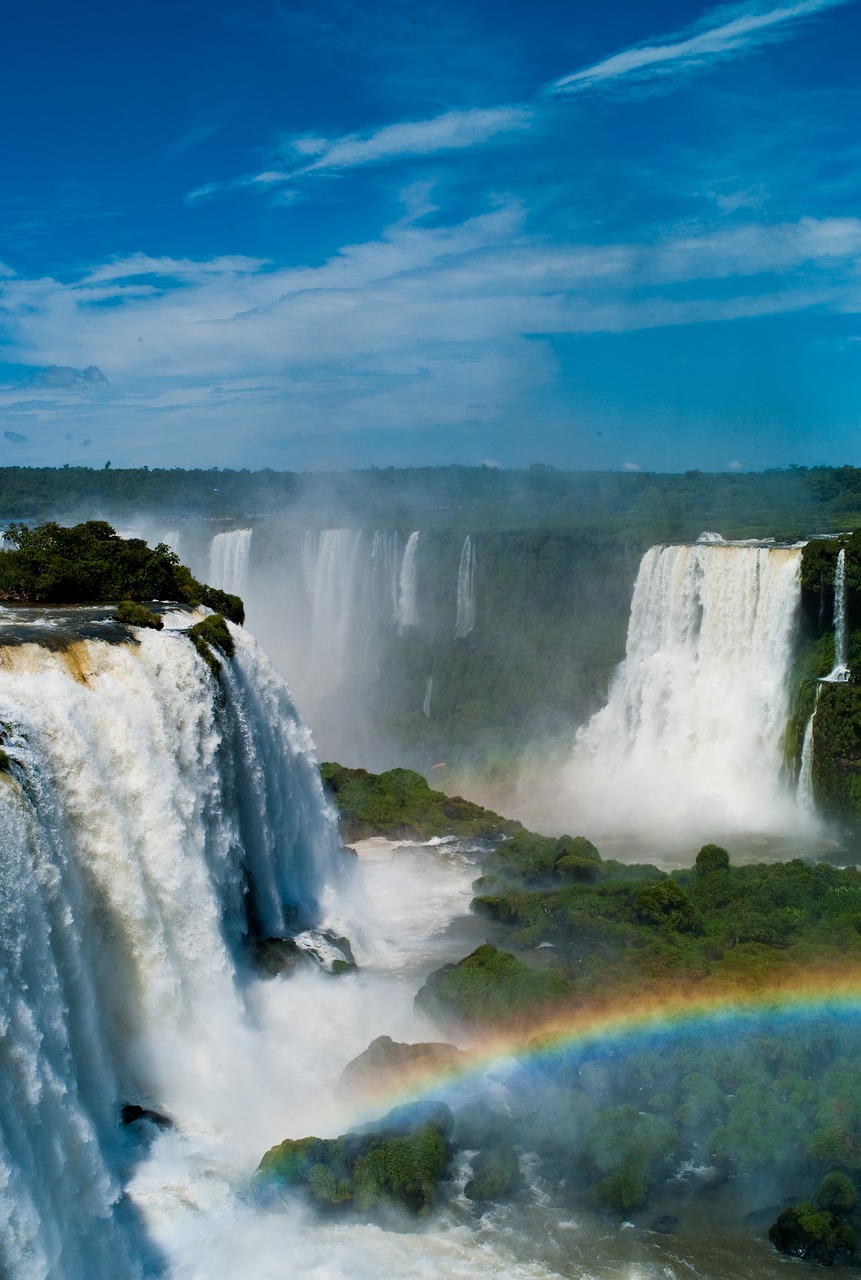 iguazu  beautiful  landscape free photo