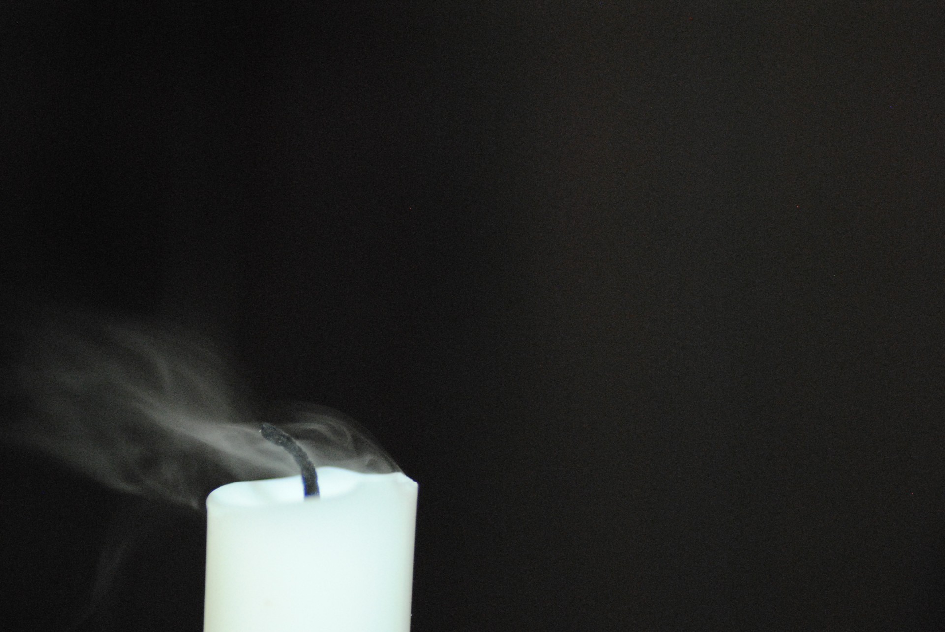 candle flame smoke free photo