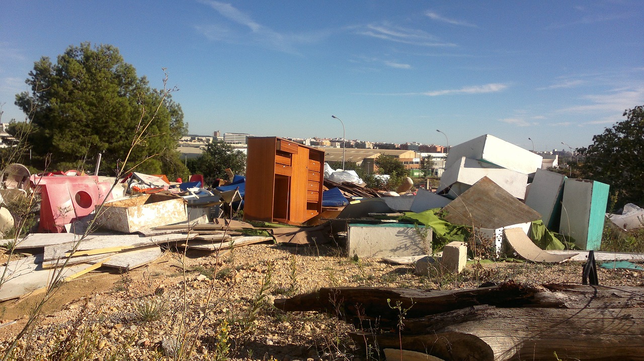 illegal dumping abandonment contamination free photo