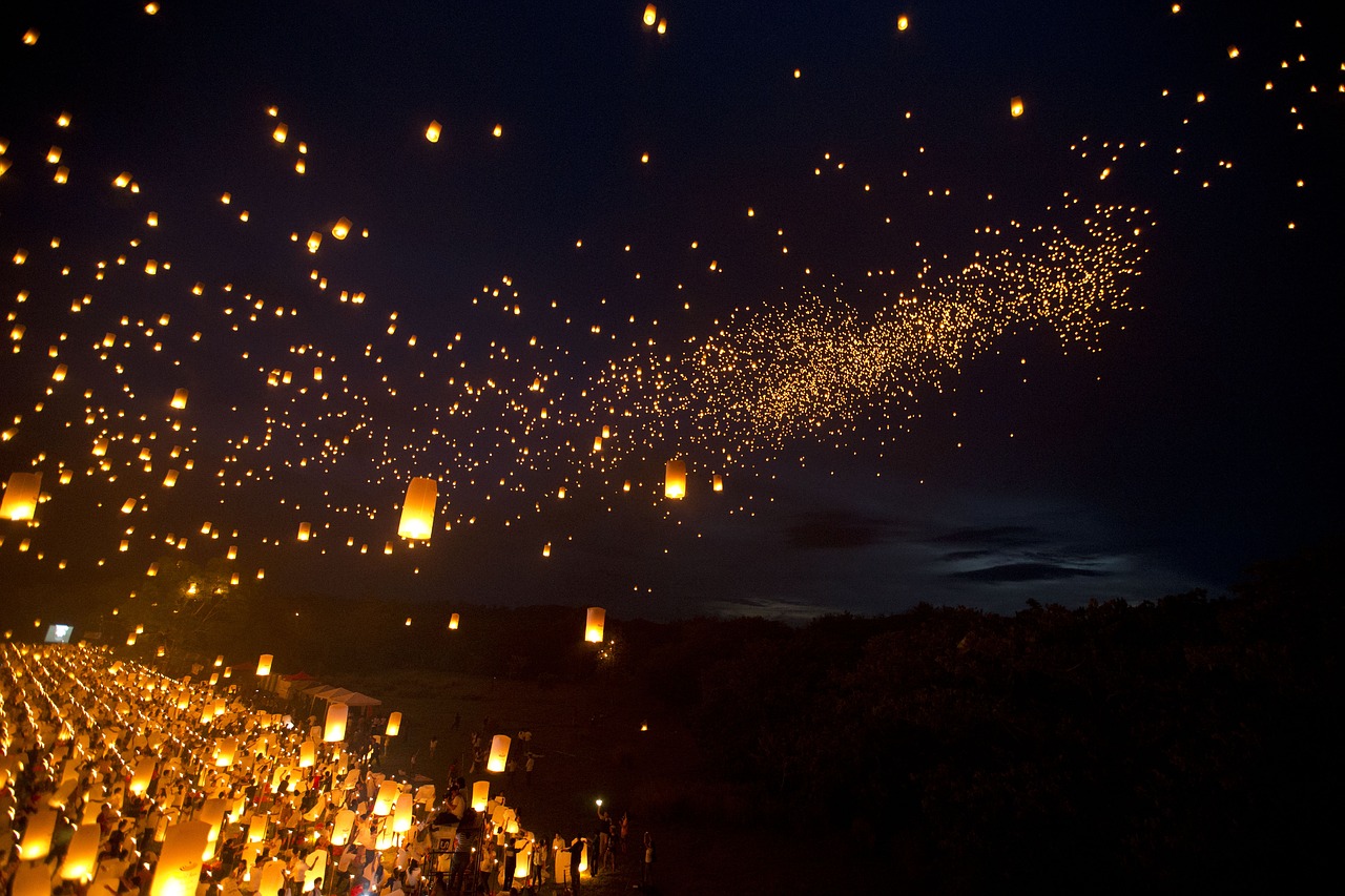 illuminated  lantern  dusk free photo