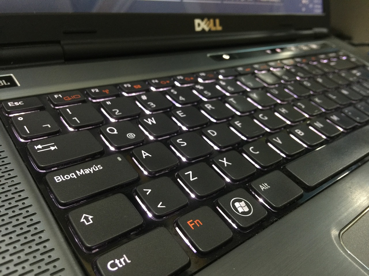 illuminated keyboard keyboard laptop windows keyboard free photo