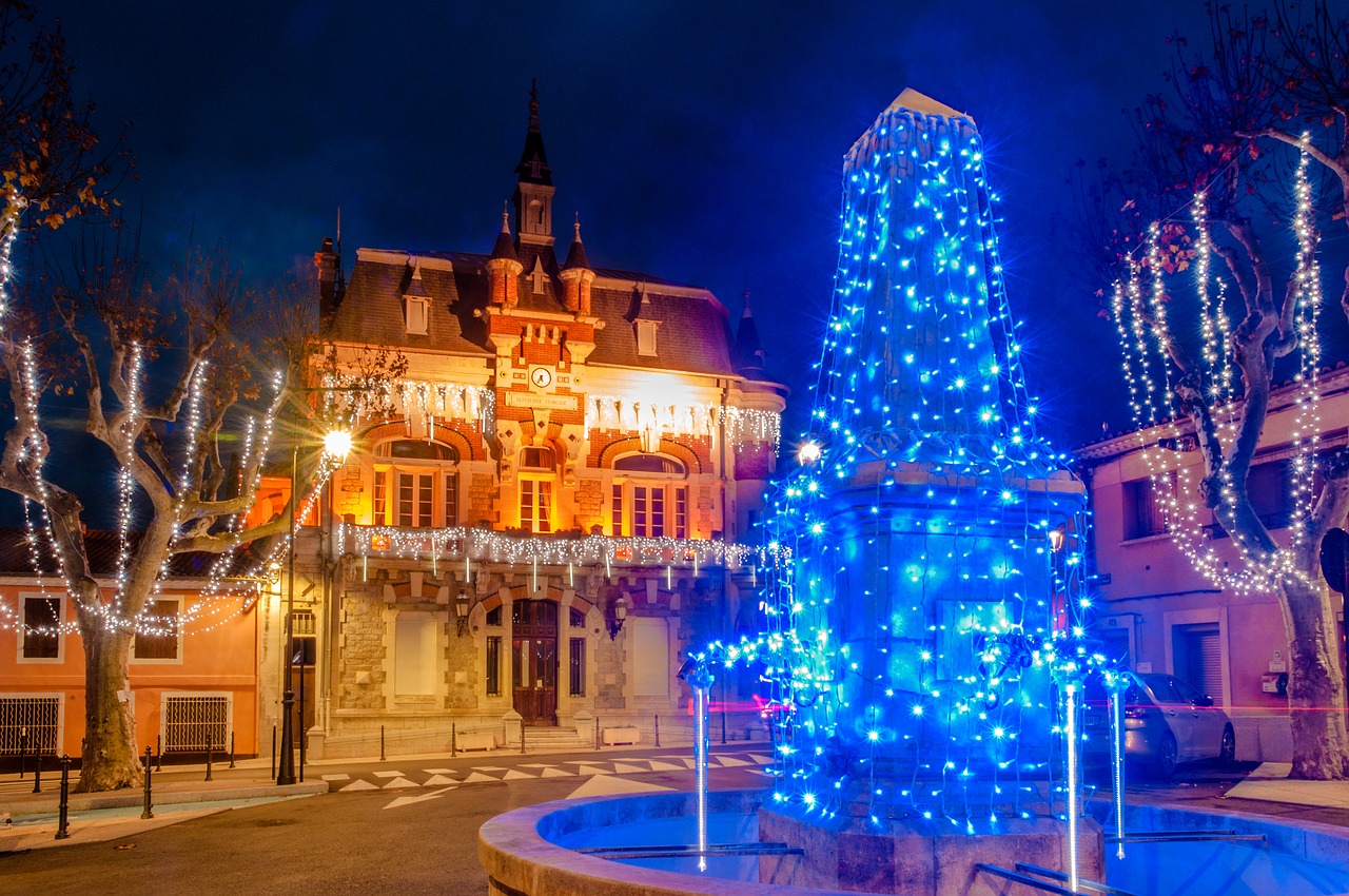 illuminations christmas bell tower free photo