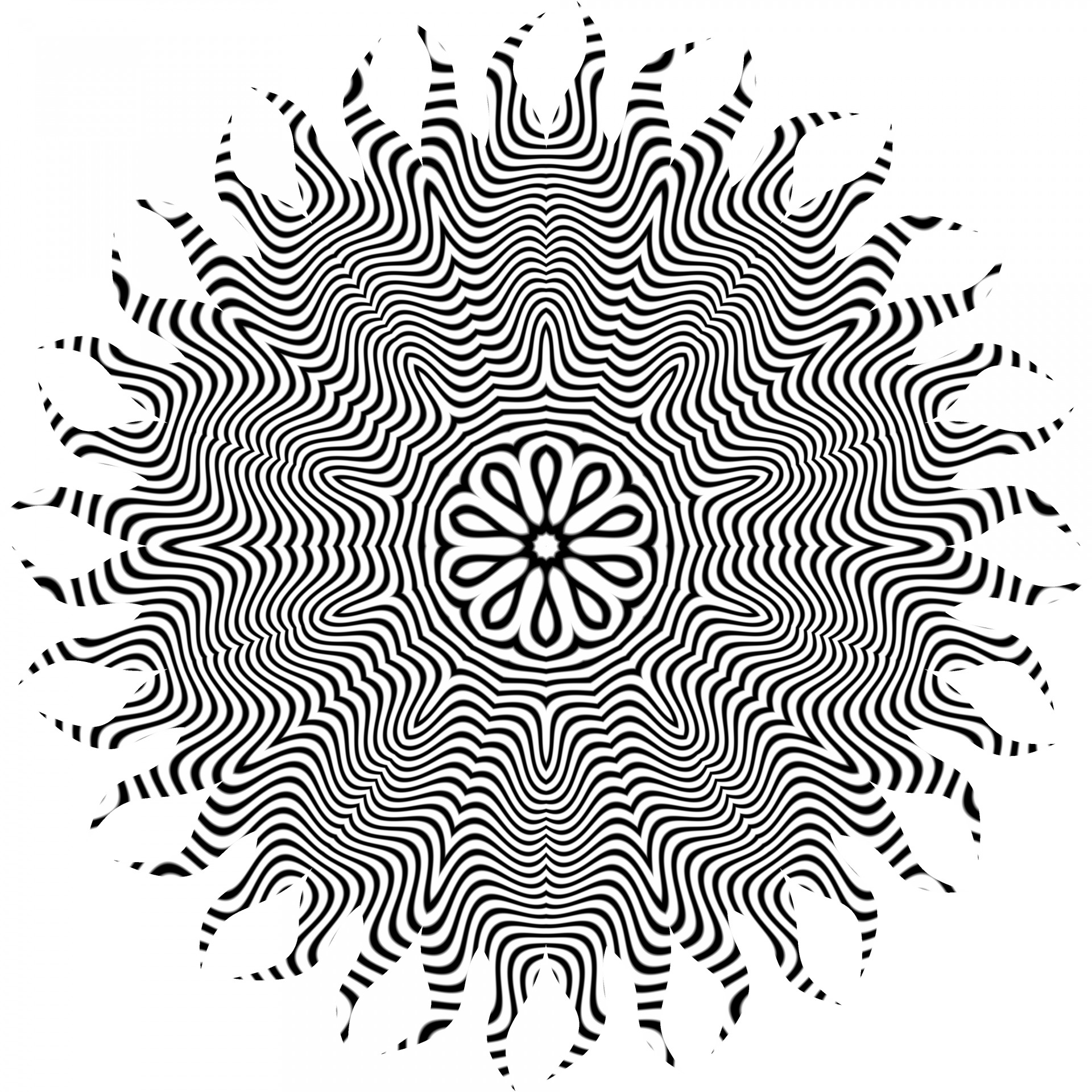 illusion symbol shapes free photo