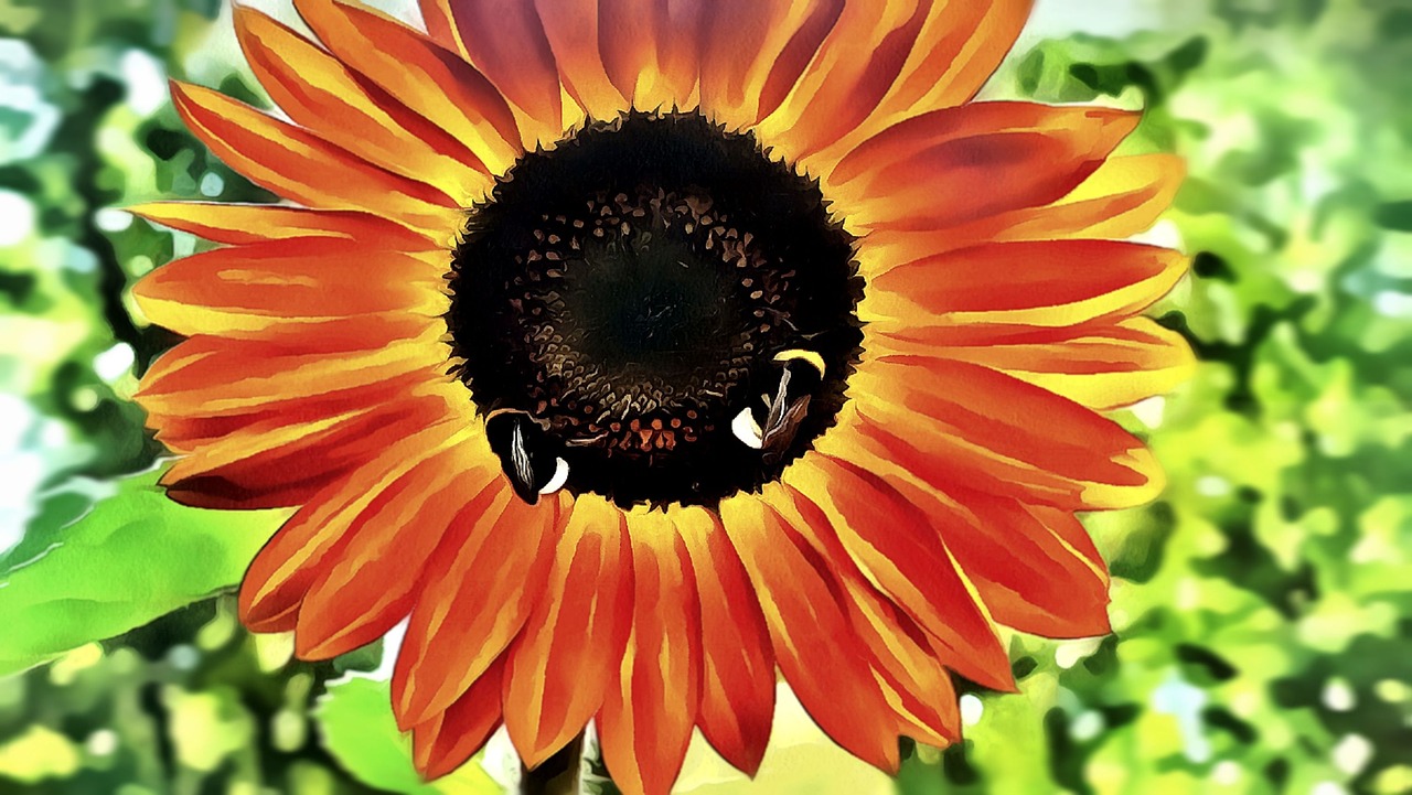 illustration  flower  sunflower free photo