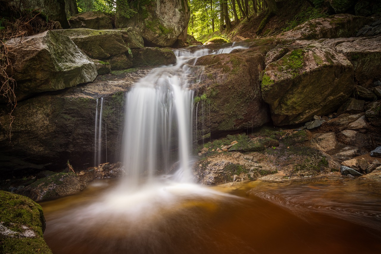 ilse falls waterfall long exposure free photo