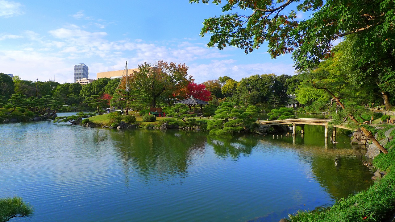 清澄庭園 water japan free photo