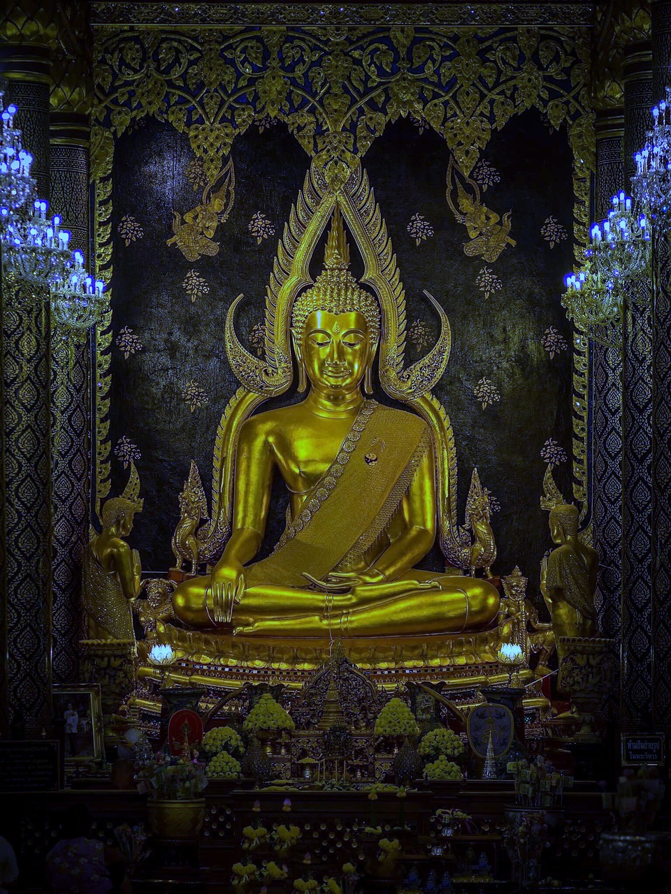 พระ phra buddha chinnarat buddhism free photo