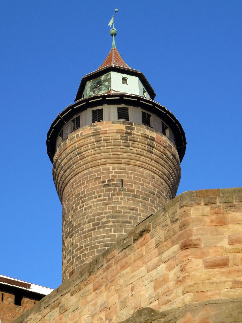 imperial castle nuremberg tower free photo