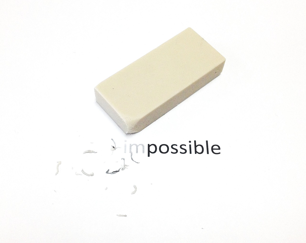 impossible possible eraser free photo