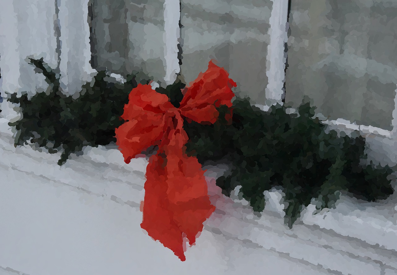 impressionist painting garland free photo