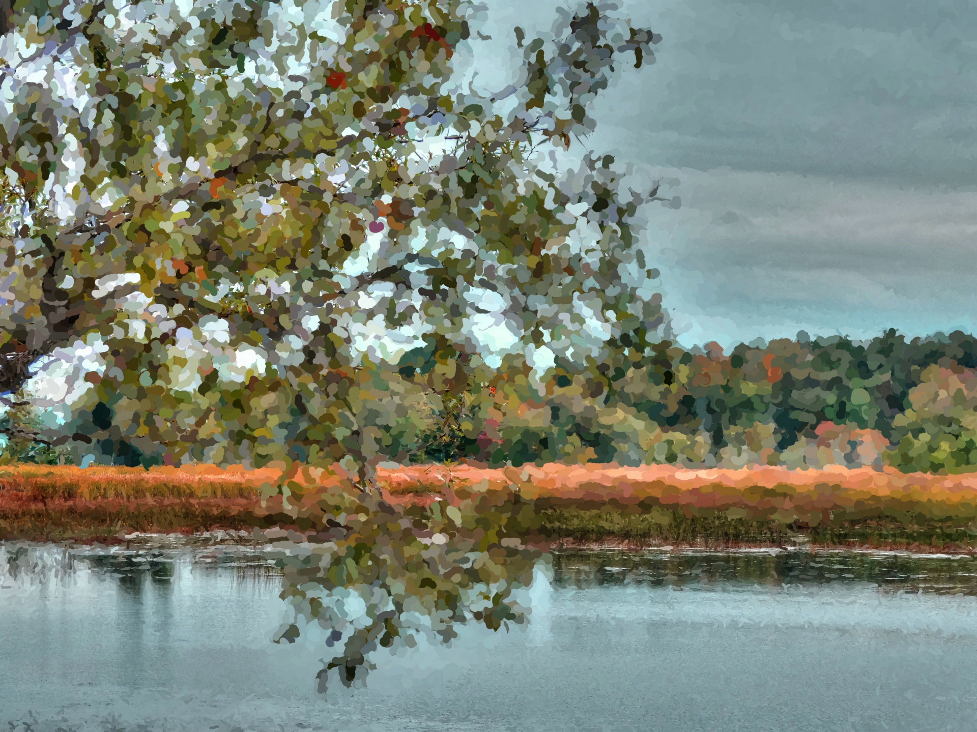 lake water landscape free photo