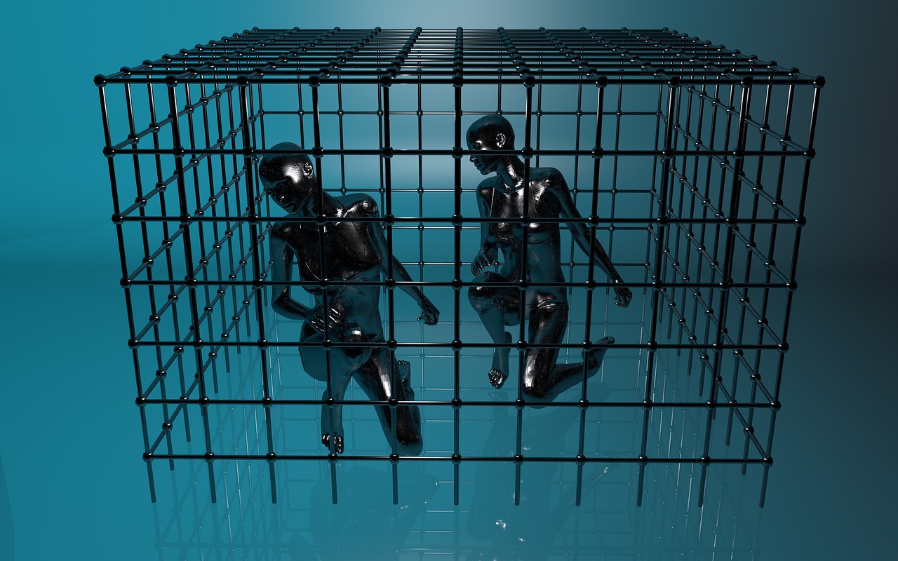 imprisoned cage psychology free photo