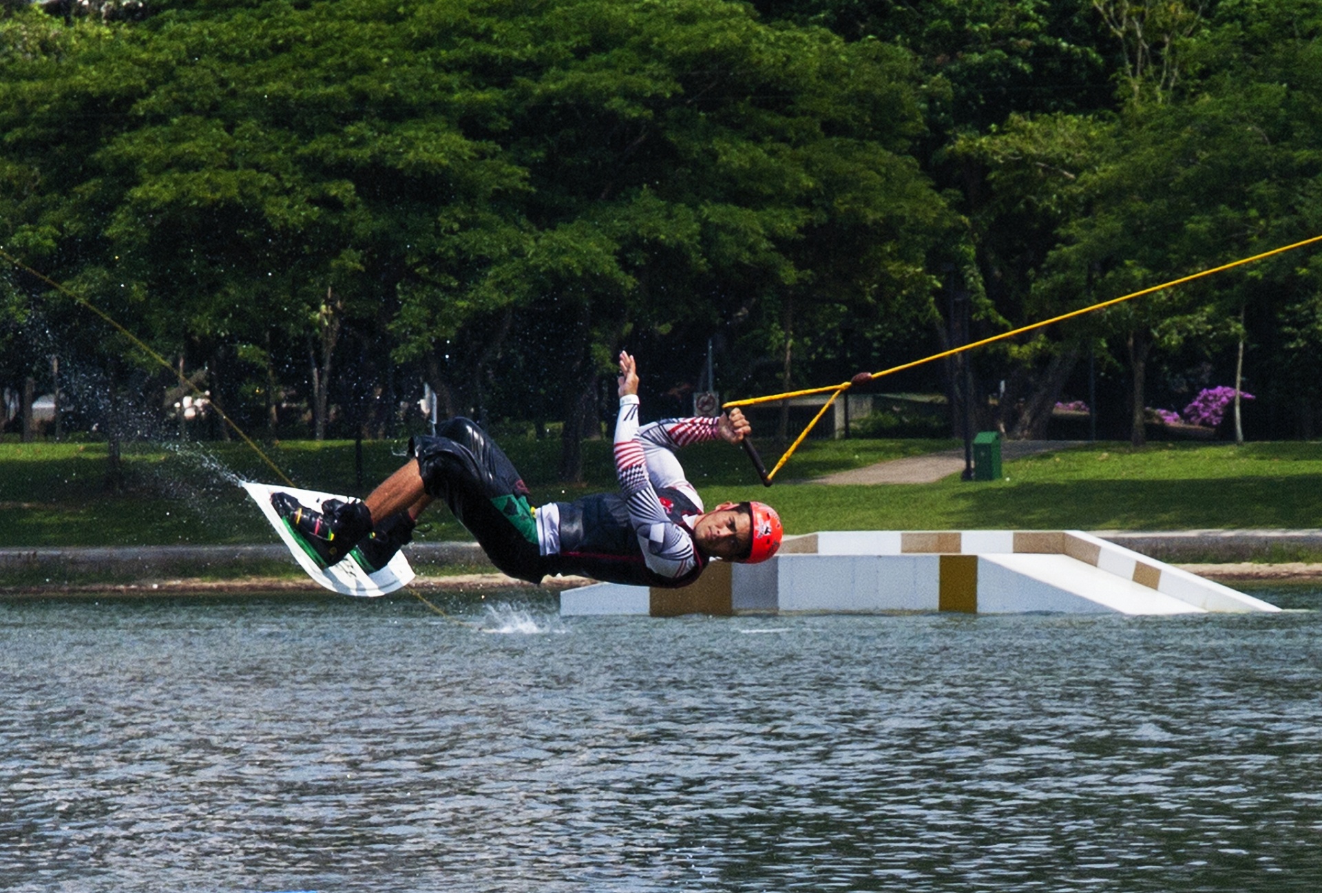 cable skiing singapore water sports free photo