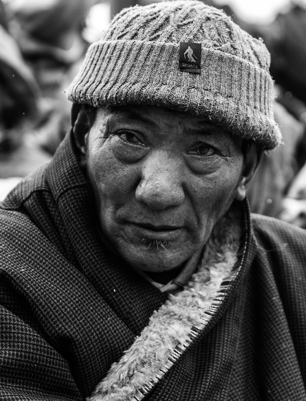 in gannan prefecture tibetans sketch free photo