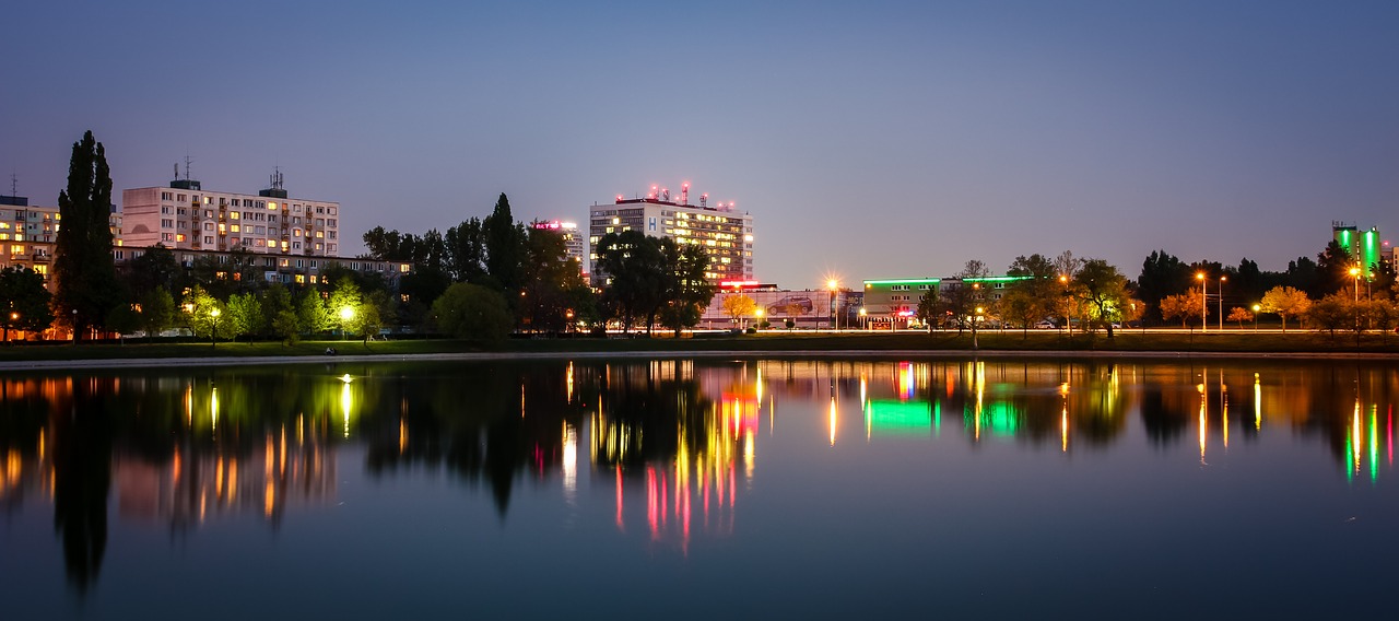 in the evening lake štrkovec free photo