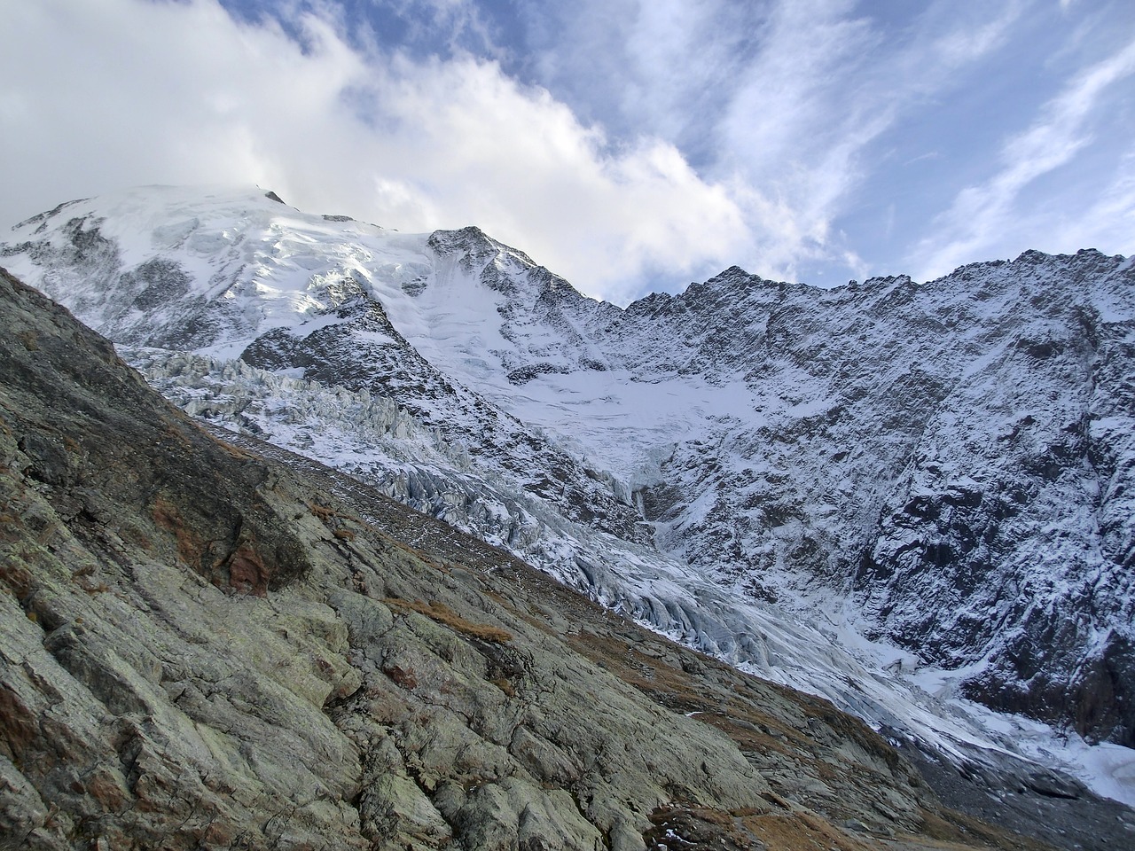 in the mountains mountains mont blanc free photo