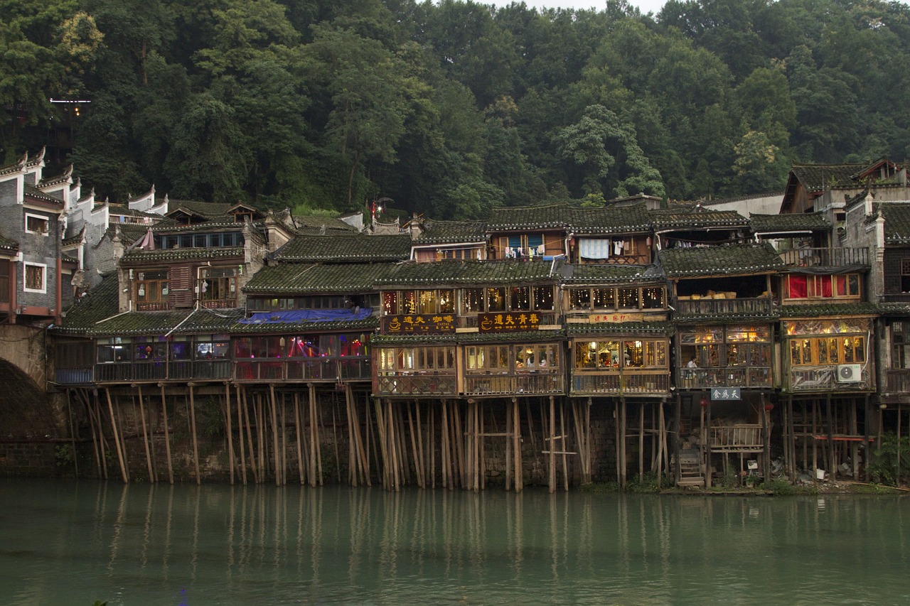 in western hunan fenghuang diaojiaolou free photo