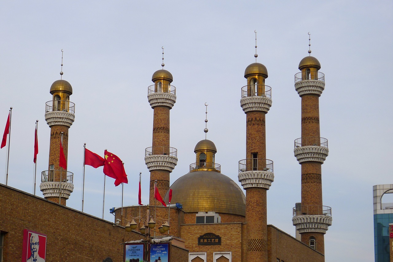 in xinjiang urumqi grand bazaar free photo