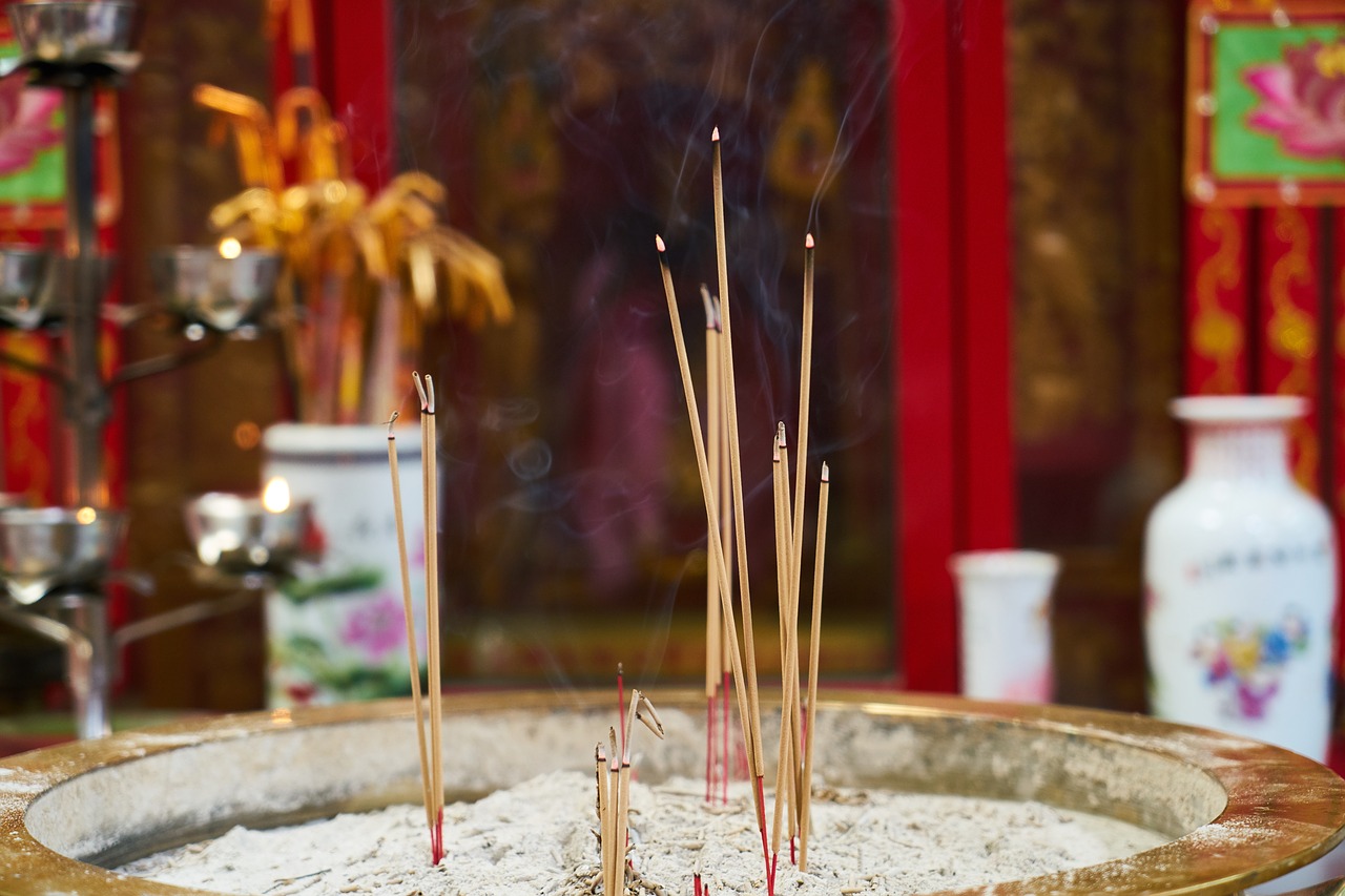 incense smoke religion free photo