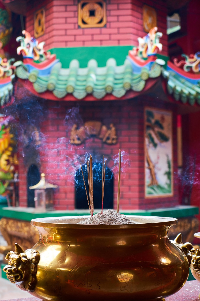 incense temple chinese free photo