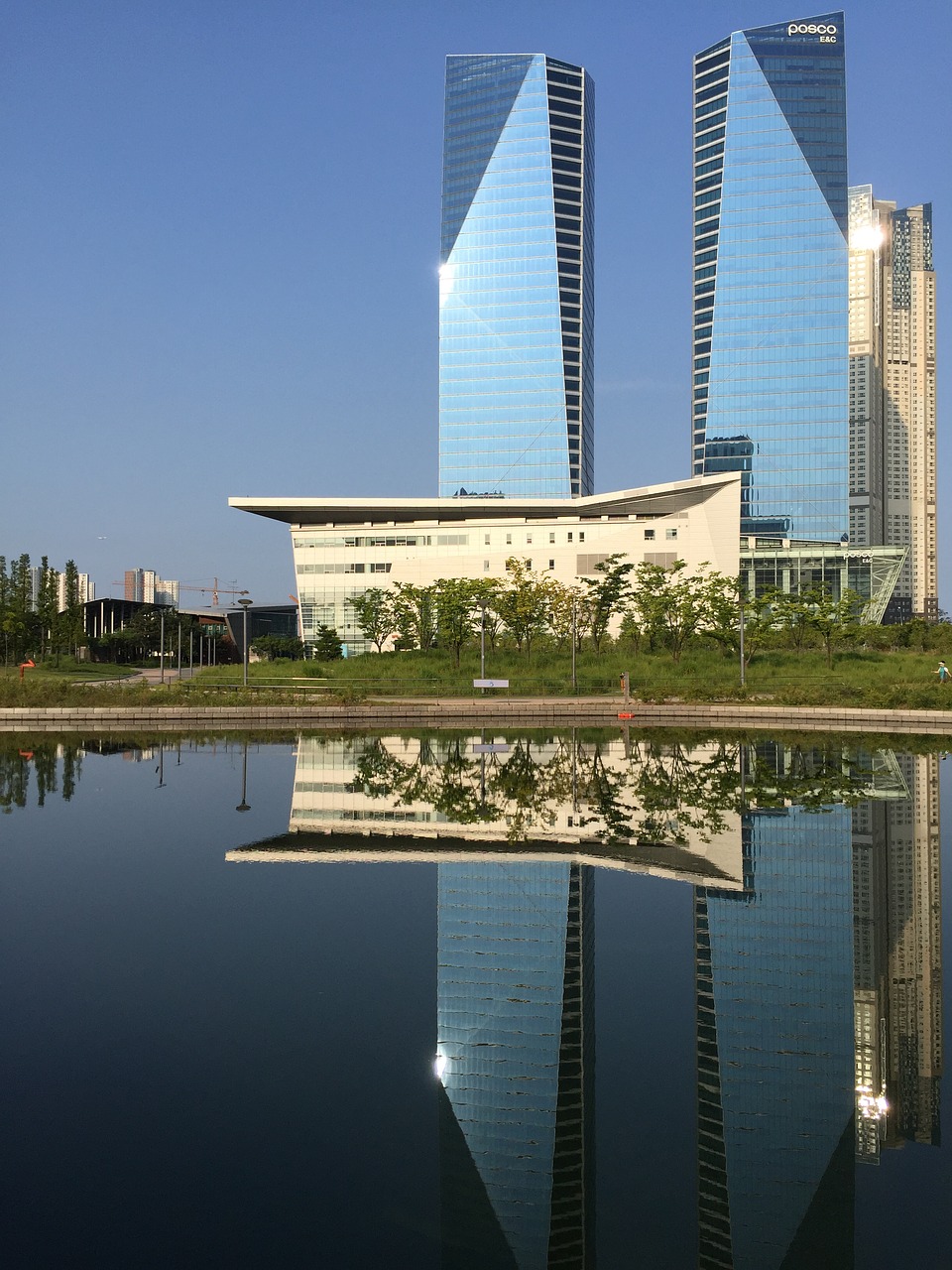 incheon songdo posco tower free photo