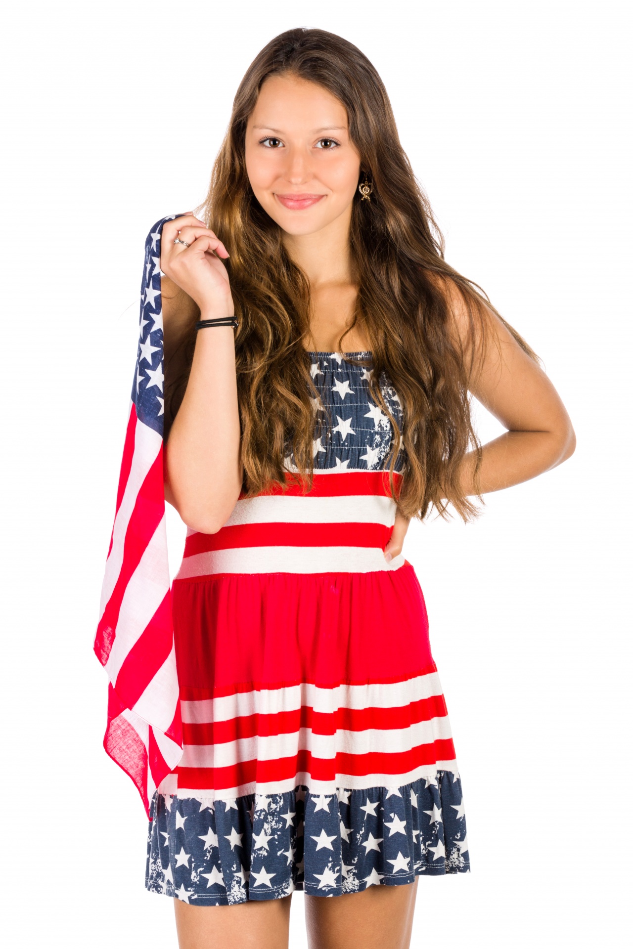 4th july,america,american,anet ivanova,female,flag,girl,independence day,na...