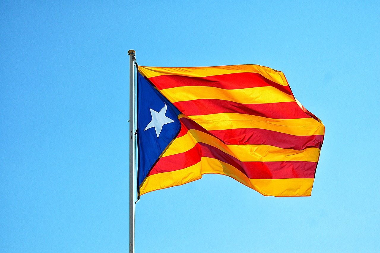 independence of catalonia flag spain free photo