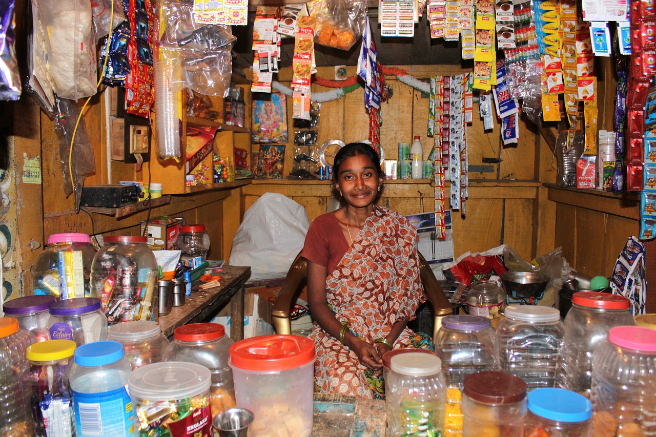 india vendor shop free photo