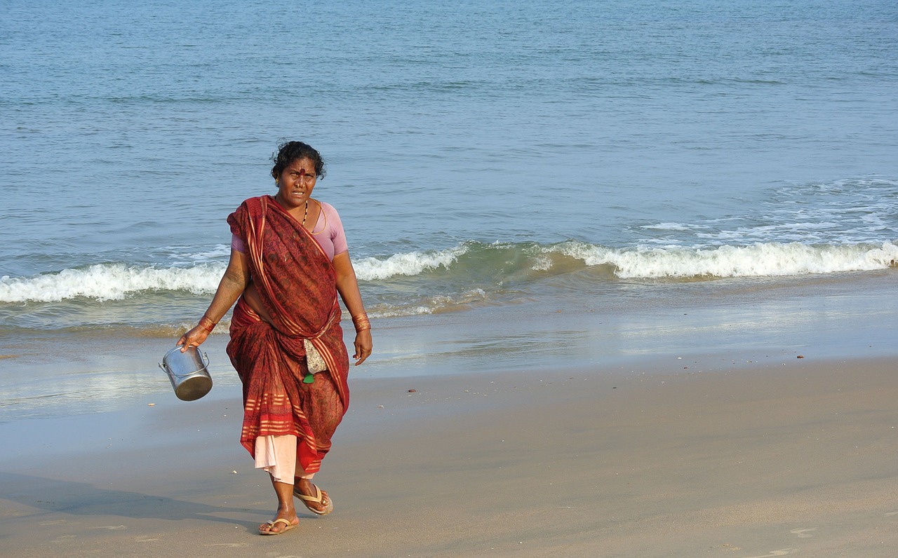 india fishwife woman free photo