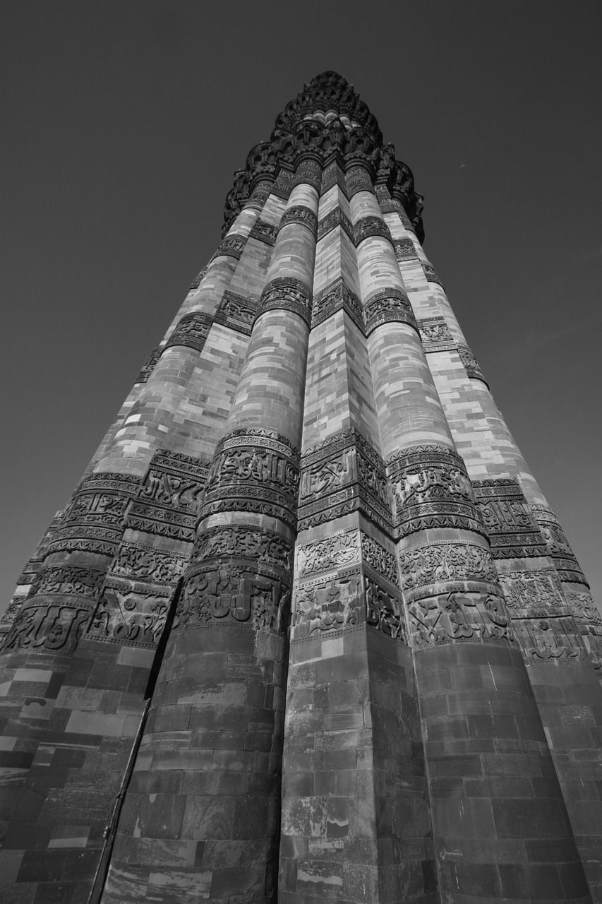 india qutab minar delhi free photo