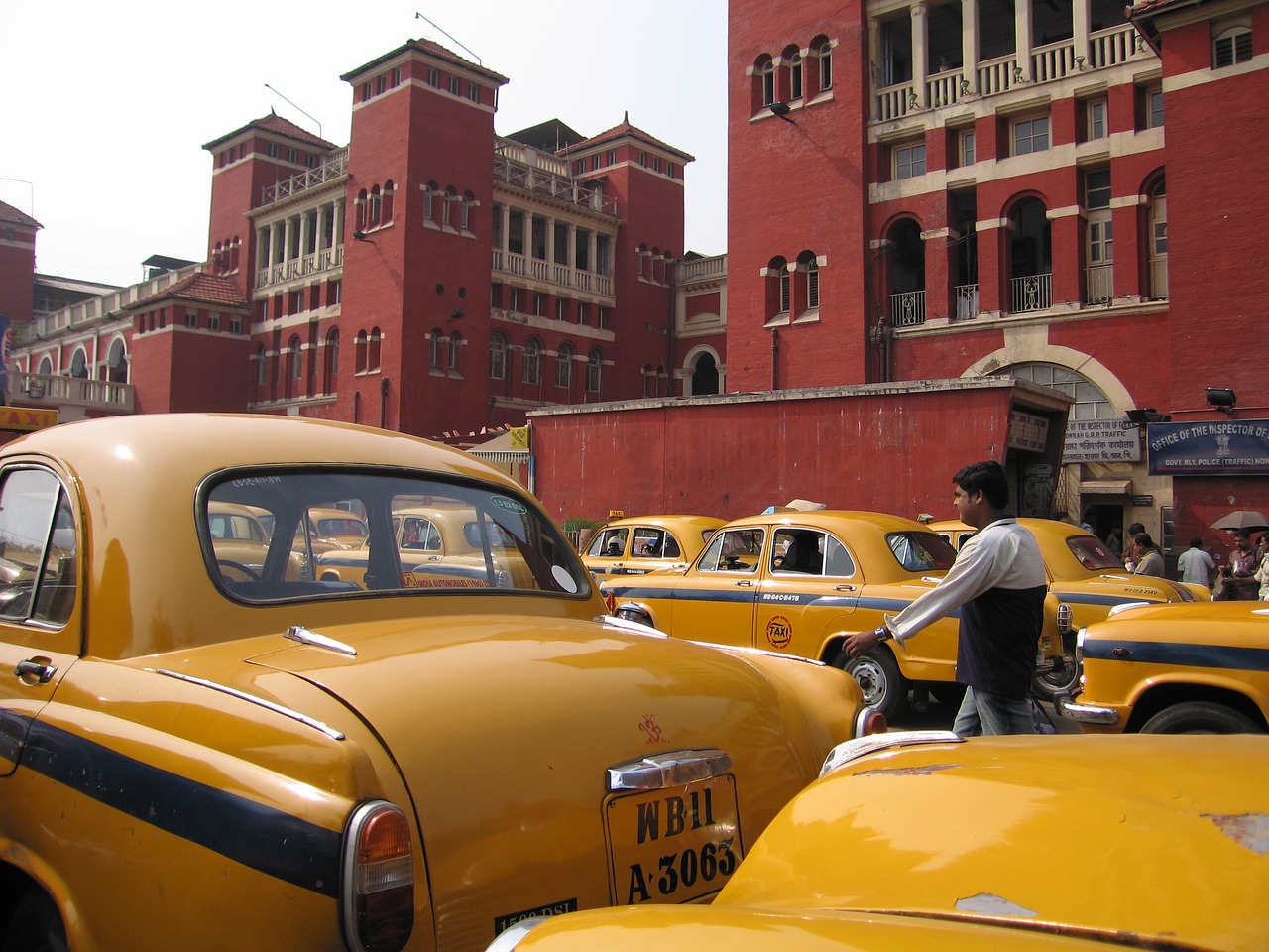 india kolkatta taxi free photo