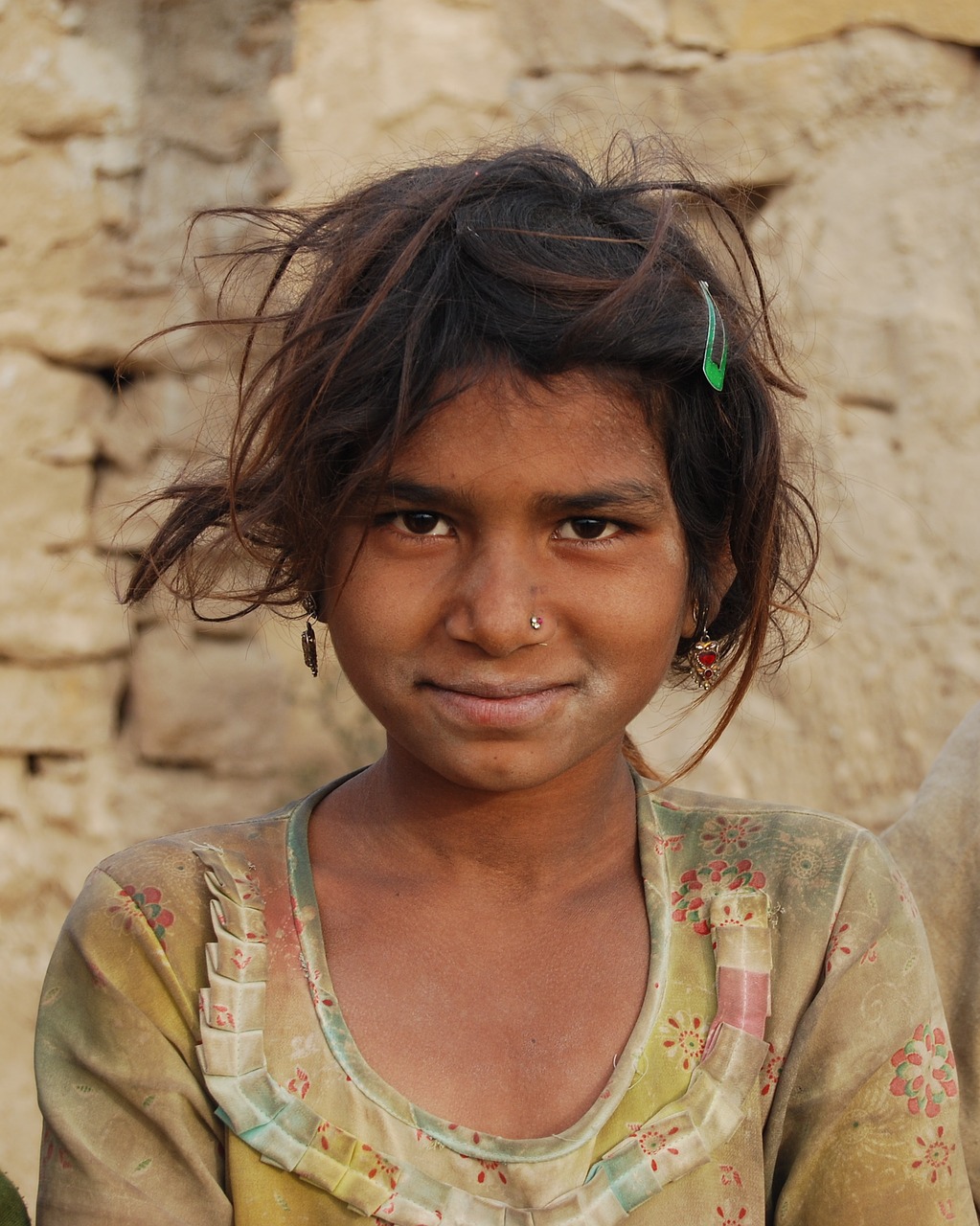 india girl child free photo