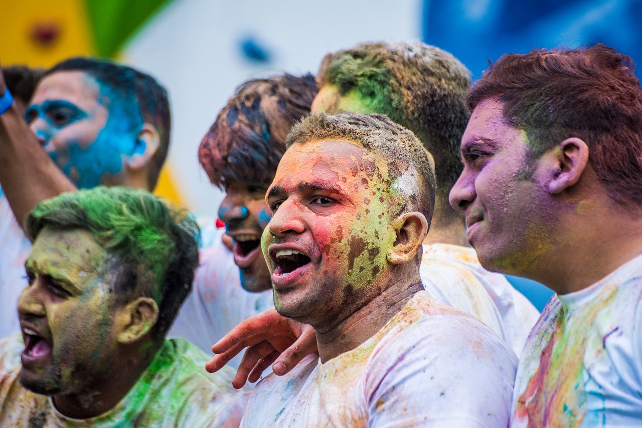 india festival of colors dongguan free photo