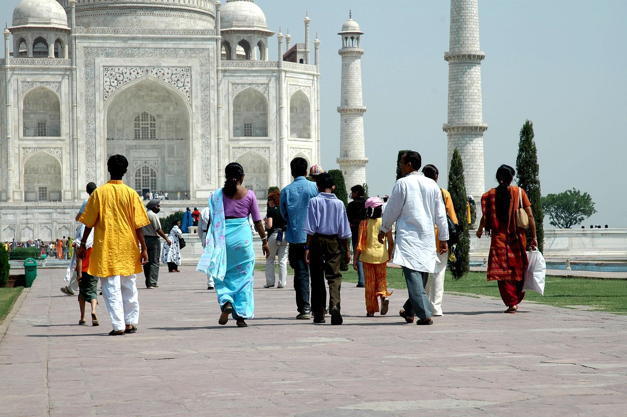 india taj-mahal building free photo