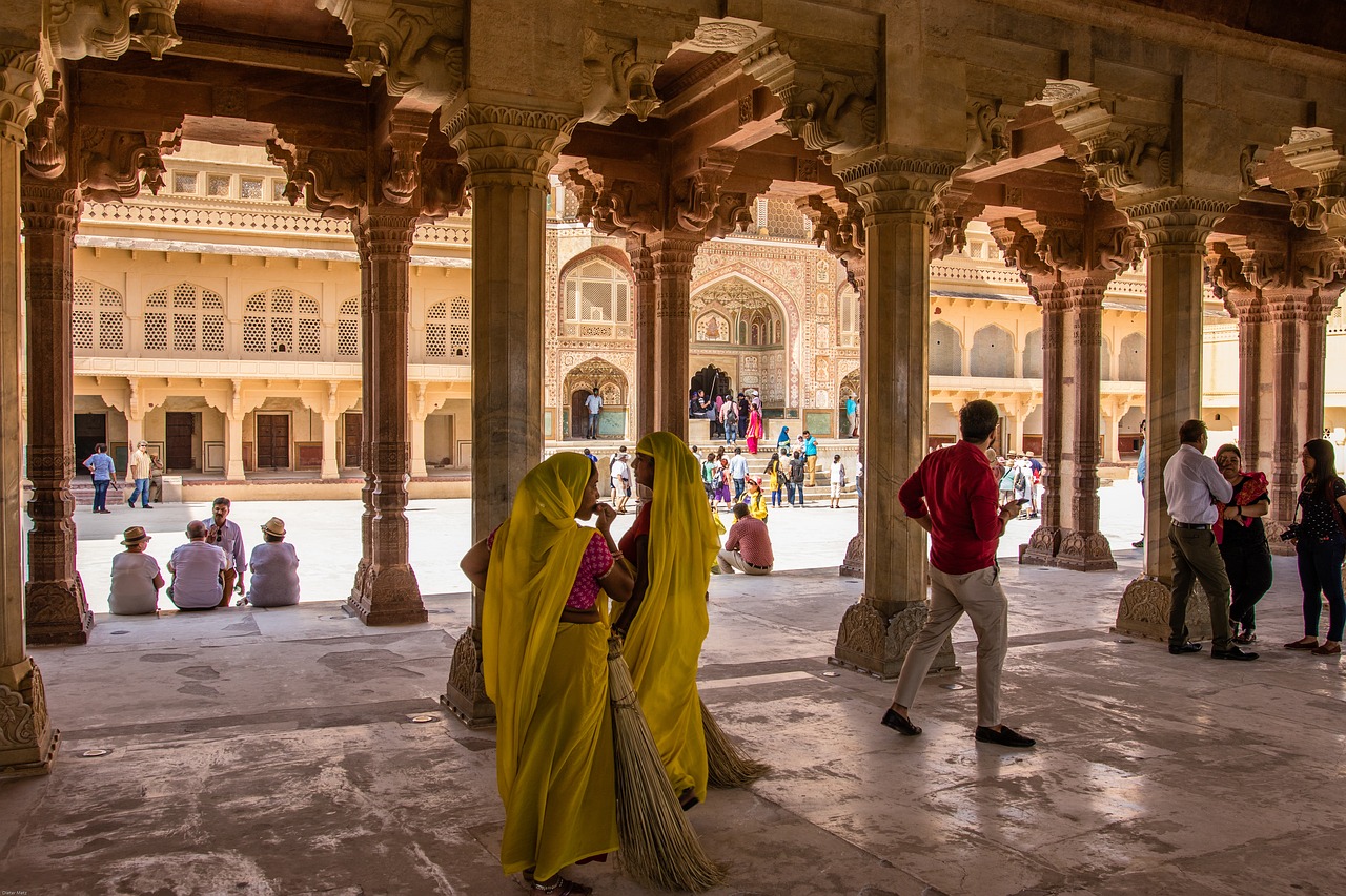 india  jaipur  amber fort free photo