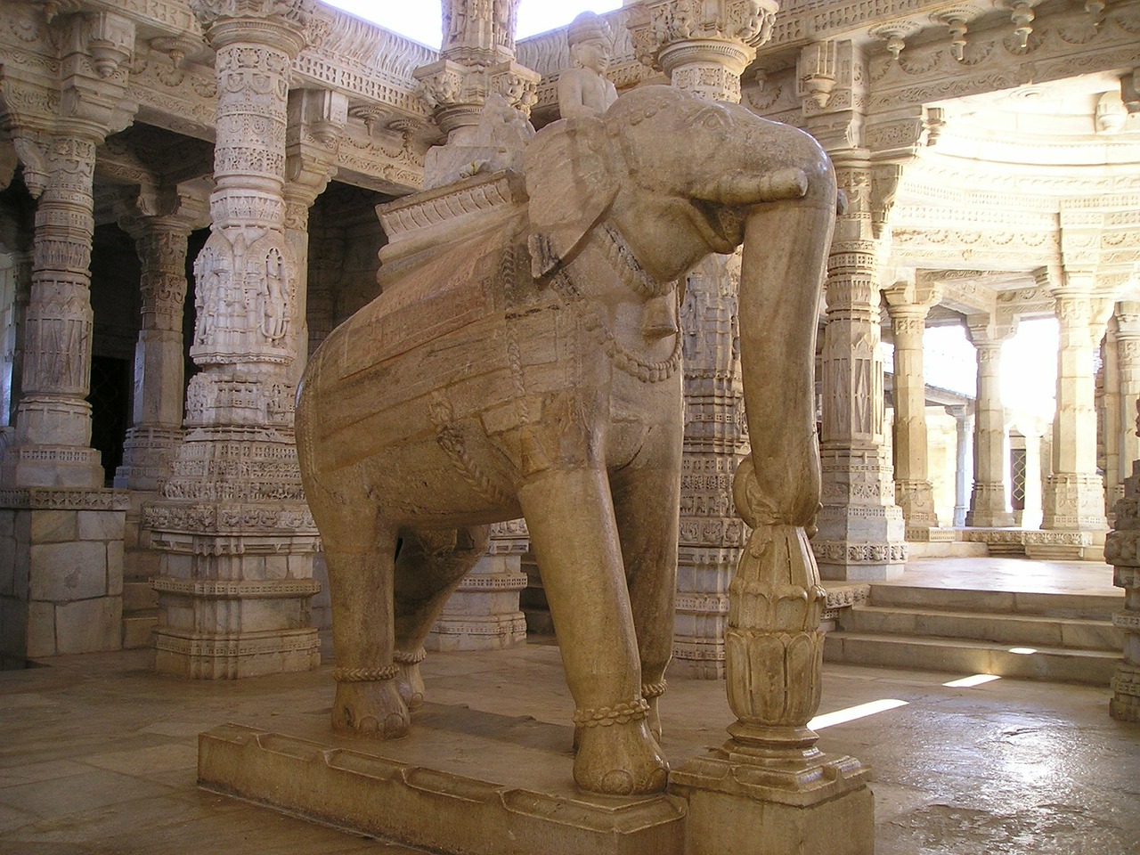 india temple elephant free photo