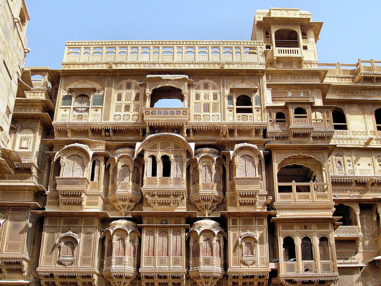 india  jaisalmer  facade free photo