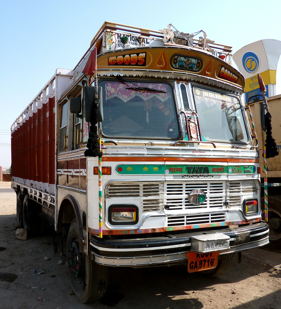 india truck vehicle free photo