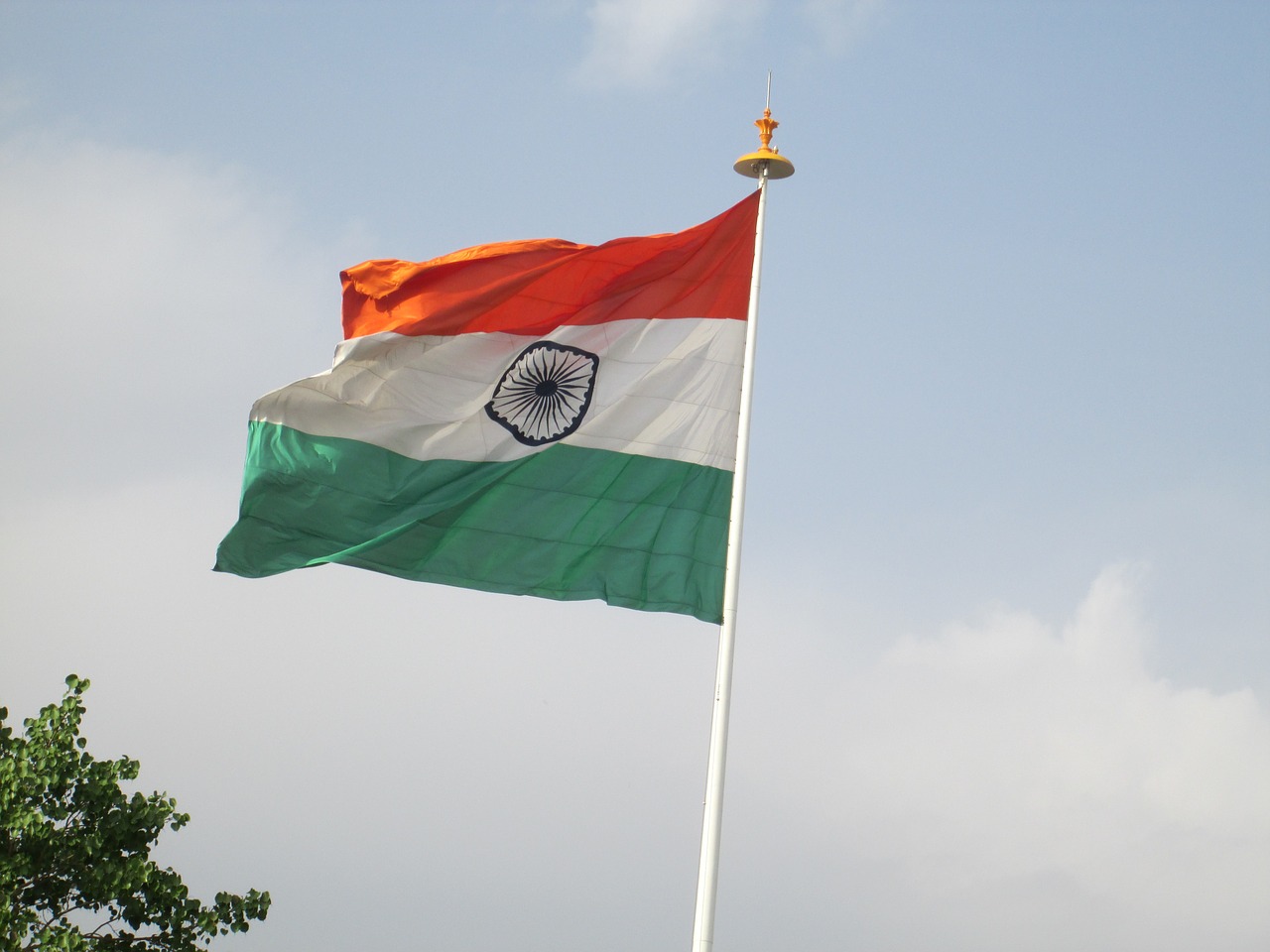india flag country free photo