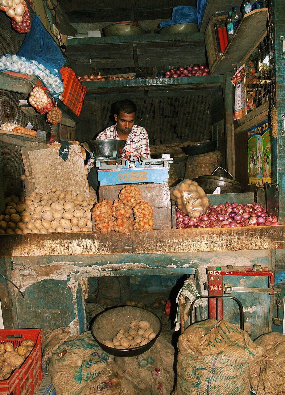 india mumbai market free photo