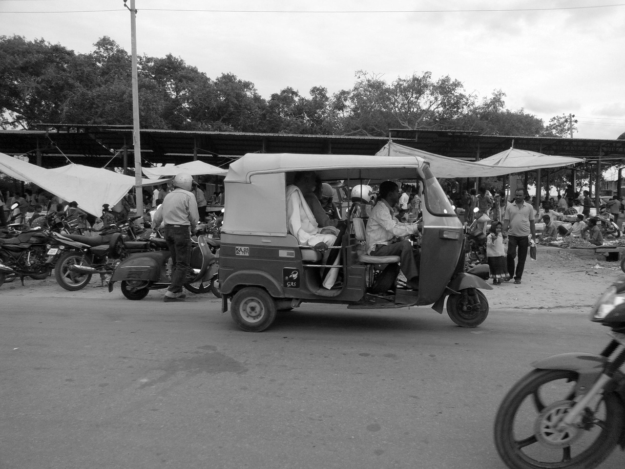 india market auto free photo