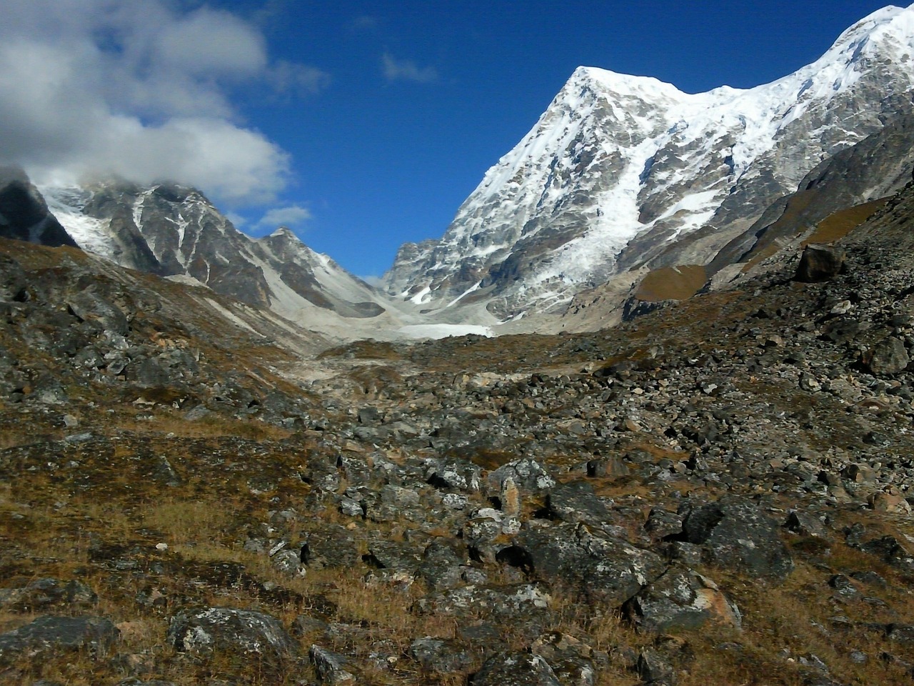 india rathong glacier free photo
