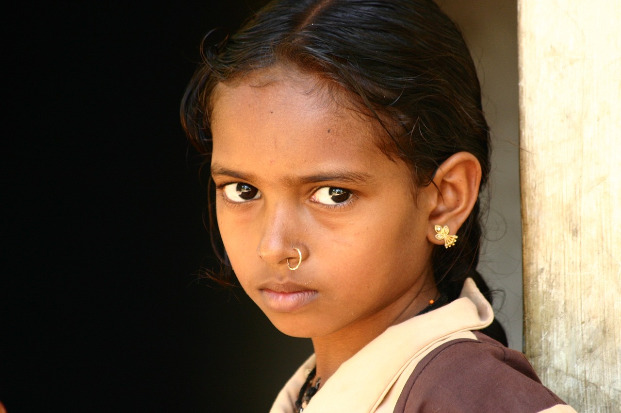 indian girl child free photo