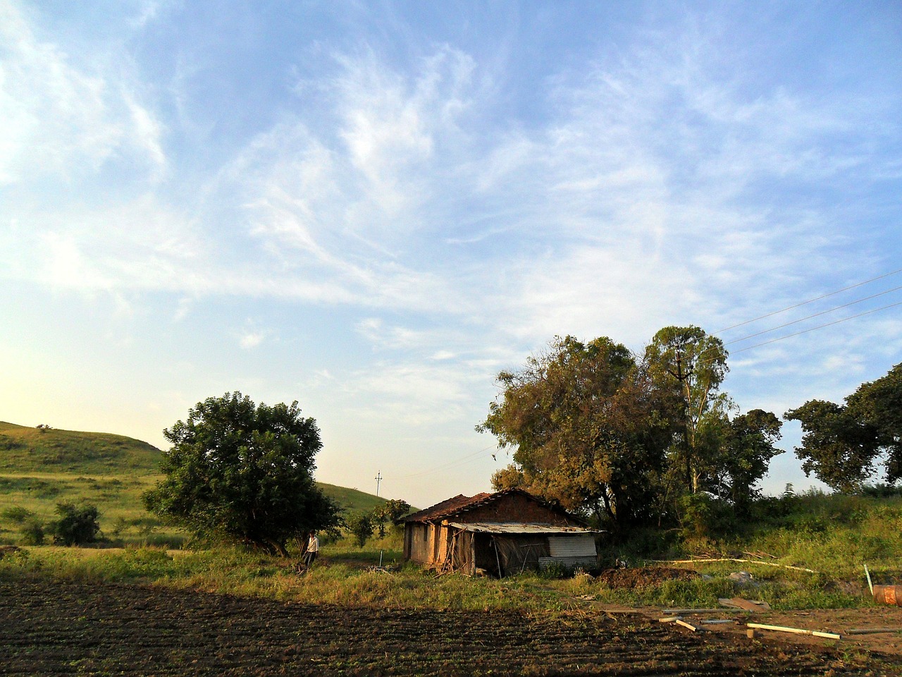 indian villages houses free photo